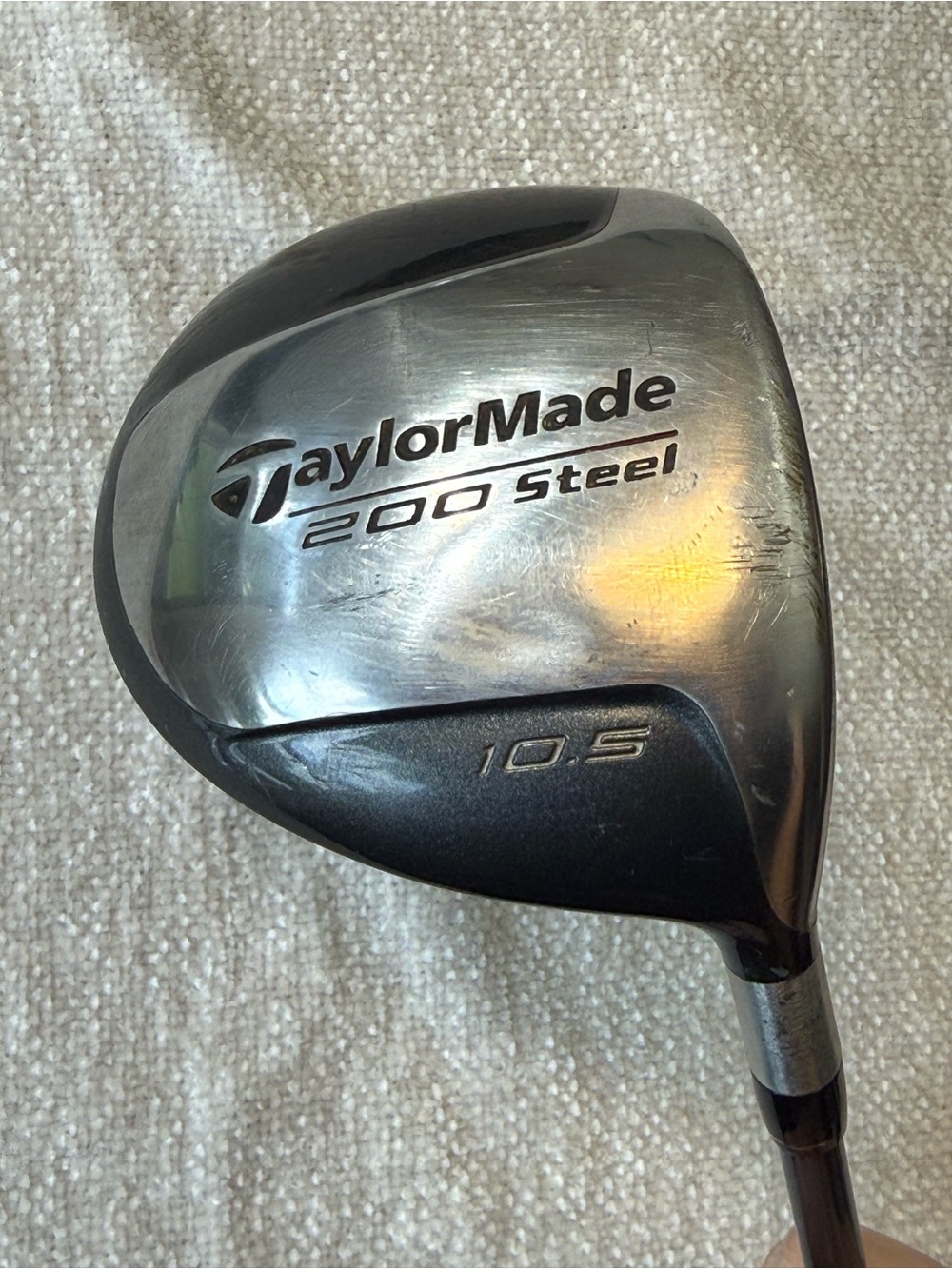 TaylorMade Driver in Silver and Black